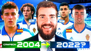 El ZARAGOZA de 2004 en 2022 SOLO FICHAJES de la misma NACIÓN Reconstruyendo Fifa 23 [upl. by Luapnoj181]