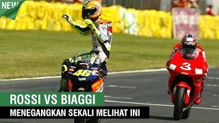 Menegangkan Valentino Rossi vs Max Biaggi Di Berbagai Sirkuit MotoGP Bikin Penonton Heboh [upl. by Neerol]