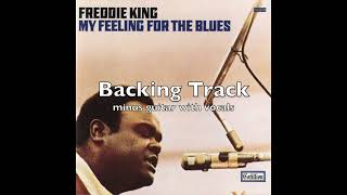 Freddie King  Yonder Wall  Backing Track [upl. by Sklar43]