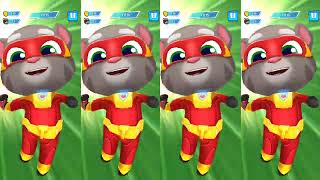 My Talking Tom Hero Dash Fun Android ios Gameplay Trailer effects videos talking Ginger 2 video [upl. by Modern]