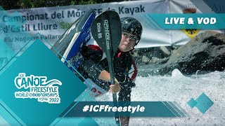 2022 ICF Canoe Freestyle World Championships Nottingham United Kingdom  Womens Kayak Preliminaries [upl. by Josephson]