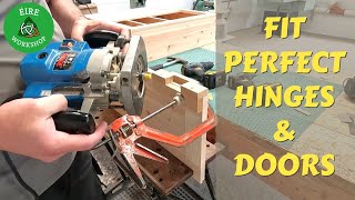 How To Fit Perfect Doors And Hinges In Minutes [upl. by Maury686]