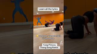 Thong Song  Alexcis x Taiojr x Yung Princey  Kenna Richelle Choreography dance lyrics shorts [upl. by Itnahs195]