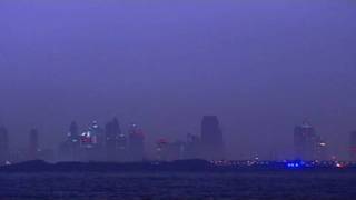 Lightning illuminates Dubai [upl. by Vassily]