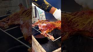 Roasted whole lamb a mouthwatering delicacy [upl. by Lyontine779]