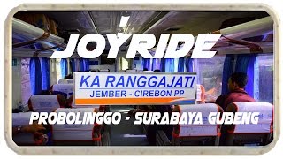 TRIP REPORT Joyride KA Ranggajati Probolinggo  Surabaya Gubeng [upl. by Dogs]