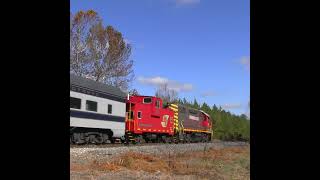 Buckingham Branch Autumn Leaf Rambler VA Route 622 Crossing [upl. by Adnirod]