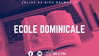 EN DIRECT Ecole Dominicale Eglise de Dieu Delmas 17  Dimanche 15 Janvier 2023 [upl. by Nnylyram]