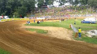 Sammy Halbert crash at Peoria TT [upl. by Retrop]