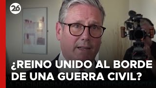 🚨 XENOFOBIA EN EUROPA ¿Reino Unido está al borde de una guerra civil [upl. by Dlarrej]