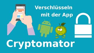 Cryptomator App  Daten verschlüsseln in die Cloud [upl. by Haelhsa254]