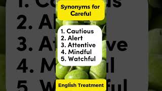 quotSynonyms for Careful Expand Your Vocabquot words advancedvocabulary vocab synonyms learning [upl. by Magan]