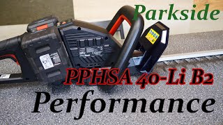 Parkside Performance PPHSA 40Li B2 sövényvágó  Lidl  Grizzly  kicsomagolás  bemutatása unboxing [upl. by Derek9]