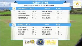 Queensbury CC 1st XI v Stones CC 1st XI [upl. by Stelu769]