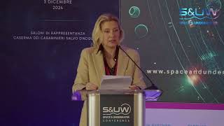 Space amp Underwater intervento di Domitilla Benigni CEO amp COO Elettronica [upl. by Nois]