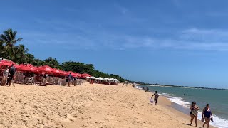 🏝️MOVIMENTO DA PRAIA DE TAPERAPUÃ NESSA QUINTAFEIRA PORTO SEGURO [upl. by Nnaarat]