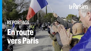 «On ne lâchera pas »  des «Convois de la liberté» convergent à Avignon [upl. by Htebarual]