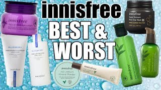 BEST amp WORST INNISFREE PRODUCTS  SKINCARE amp MAKEUP RECOMMENDATIONS [upl. by Ahseihs478]