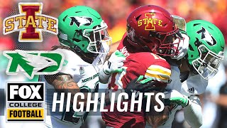 North Dakota Fighting Hawks vs Iowa State Cyclones Highlights  FOX College Football [upl. by Esra801]