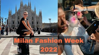 Vlog Mediolan pokaże wam pokaz mody z zza kulis Fashion Week 2022 [upl. by Andrea]