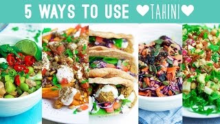 5 Ways to Use Tahini  Savoury Edition [upl. by Caton]