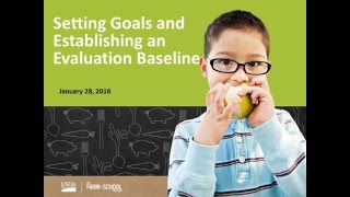 Planning for Farm to School Success  Setting goals and Establishing an Evaluation Basel [upl. by Lynda]