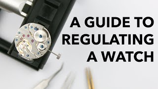 REGULATING A WATCH ON THE TIMEGRAPHER  A Guide To Better Accuracy [upl. by Dearborn]