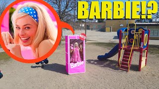 drone catches Barbie at haunted park we found her [upl. by Nonez]