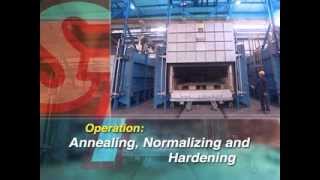 Bogie Hearth Type Annealing Furnace  Sistem Teknik Industrial Furnace [upl. by Nwonknu]