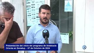 Presentación del inicio del programa de Andalucía Orienta en Benalup  07 de Octubre de 2024 [upl. by Grazia]