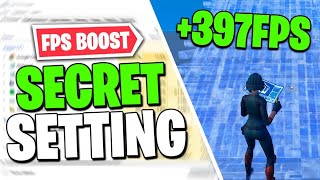 This Fortnite SECRET Boost your FPS [upl. by Meehyr782]