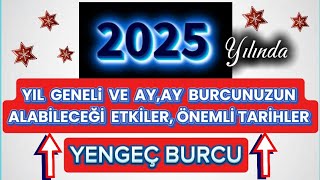 🍀2025 YILI YENGEÇ BURCU YORUMU [upl. by Bryna267]