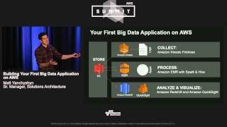 AWS Summit Series 2016  Chicago  Building Your First Big Data Application on AWS [upl. by Yelrehs]