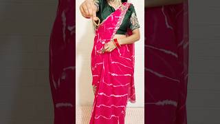 leheriya saree drape tutorial rekhamishra sareedraping [upl. by Kingsley179]