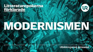 Litteraturepoken modernismen förklarad  SVENSKA  Gymnasienivå [upl. by Leiram]