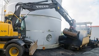 Asphaltierung einer Industriefläche in Wesel durch Heitkamp Hülscher [upl. by Aneleve922]