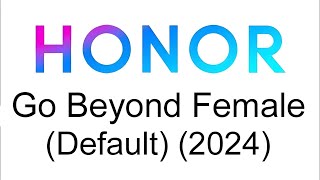 Go Beyond Female Default  Honor MagicOS 8 Ringtone [upl. by Kleon]