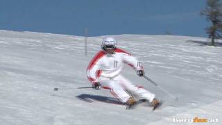 Learning to Ski Carving skiing lesson  bergfexcom [upl. by Leiria]