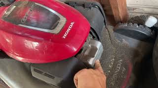 Honda gcv170 ohv cover oil leak issue again [upl. by Ruhtracam]