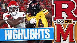 Rutgers Scarlet Knights vs Maryland Terrapins Highlights  FOX College Football [upl. by Llyrrad]