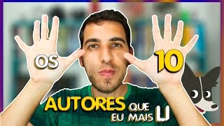 OS 10 AUTORES MAIS LIDOS DA MINHA ESTANTE  Livraria em Casa [upl. by Solracesoj13]