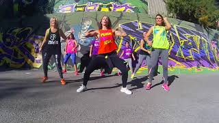 Báilame Remix  Nacho Yandel Bad Bunny  Zumba Escorial con Ana Arias [upl. by Juliette]