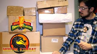 UNBOXING DE BONECOS POWER RANGERS E MORTAL MKOMBAT  PT 24 [upl. by Alana829]