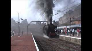 Steam locomotive 26101 between Liège and Liers Belgium [upl. by Ramona]