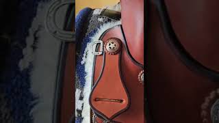 James Saddlery Australian Western Barrel Race Saddle [upl. by Dollie309]