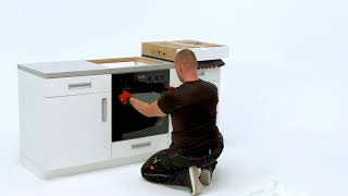 How to install your Electrolux Oven with Hob  Built Under installation [upl. by Avihs]