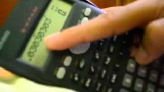 EQN on Calculator Casio350 secret method revealed [upl. by Sergius]