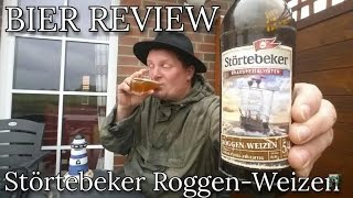 ✔BIER REVIEW Störtebeker RoggenWeizen 54 vol [upl. by Aicitel675]