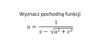 Pochodna funkcji jednej zmiennej cz44 Krysicki Włodarski przykład 683 Pochodna złożona [upl. by Ahcropal679]