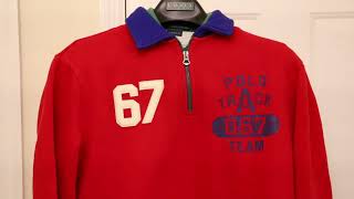 Polo Ralph Lauren Logo Fleece QuarterZip Sweatshirt [upl. by Carlynn531]